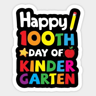 Happy 100th Day of School Sticker